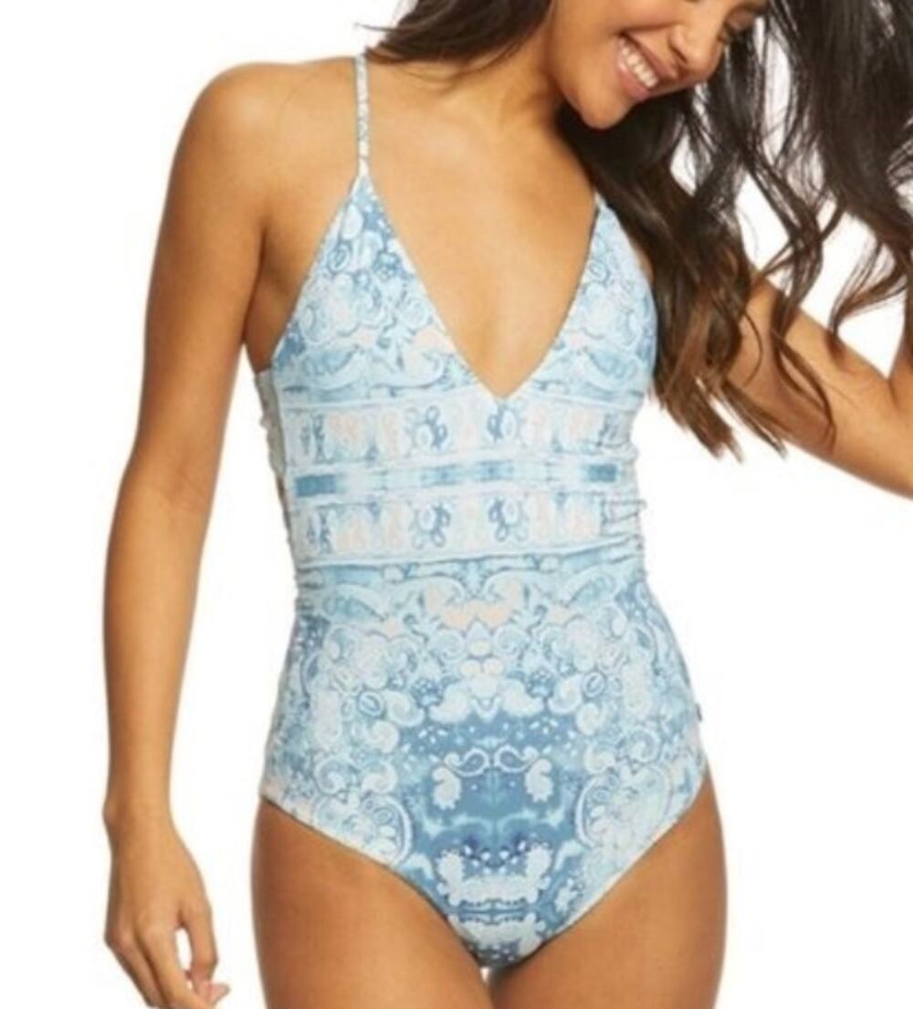 Roxy Women's Paisley One Piece Swimsuit Size Large